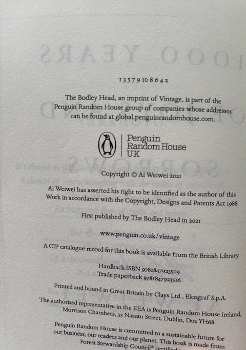 1000 years of Joys and Sorrows - Setanta Books