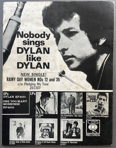 1966 Tour programme - Setanta Books