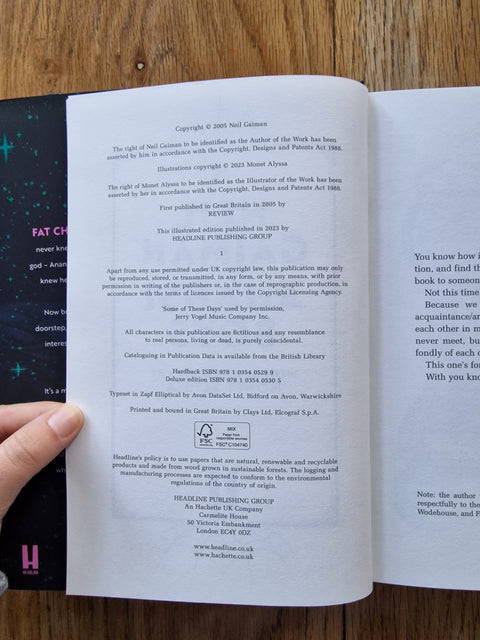 Anansi Boys (Ilustrated Edition)