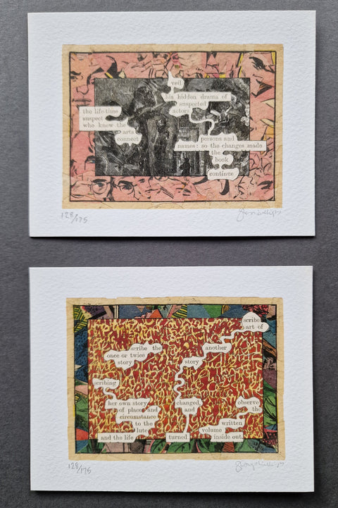 A Humument: A Treated Victorian Novel - with two prints
