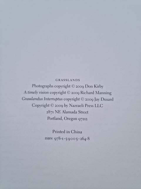 Grasslands (Special slipcased edition with print)