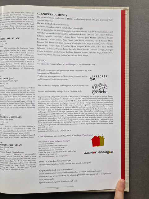 Tomo: Photoart in Memory of Davide Sorrenti