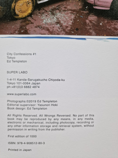 City Confessions #1: Tokyo