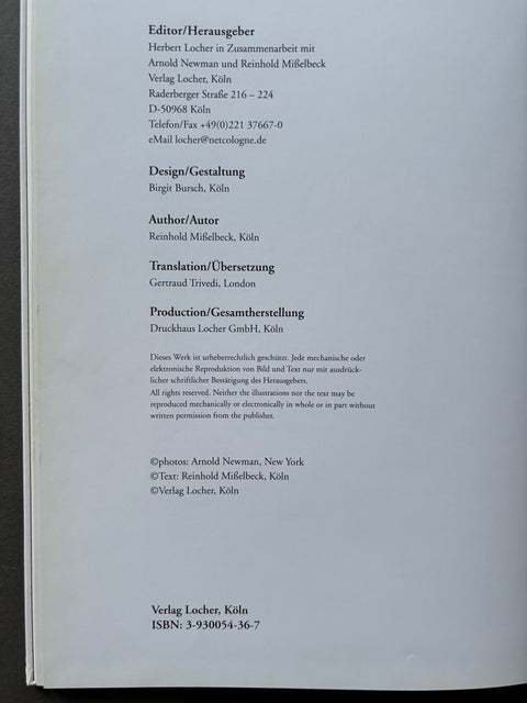 Arnold Newman: Selected Photographs