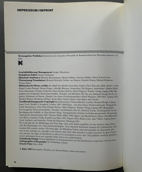 Ars Viva 98/99 - Installationen