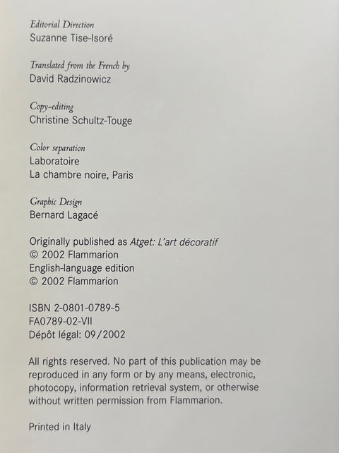 Atget: Paris in Detail