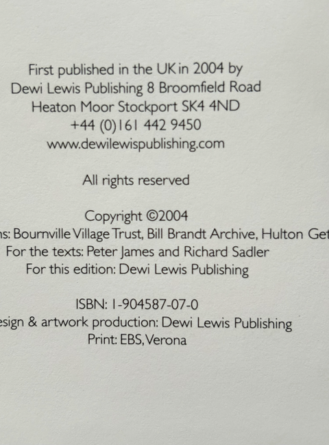 Homes Fit For Heros: Photographs by Bill Brandt 1939-1943