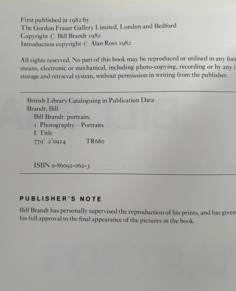 Bill Brandt: Portraits