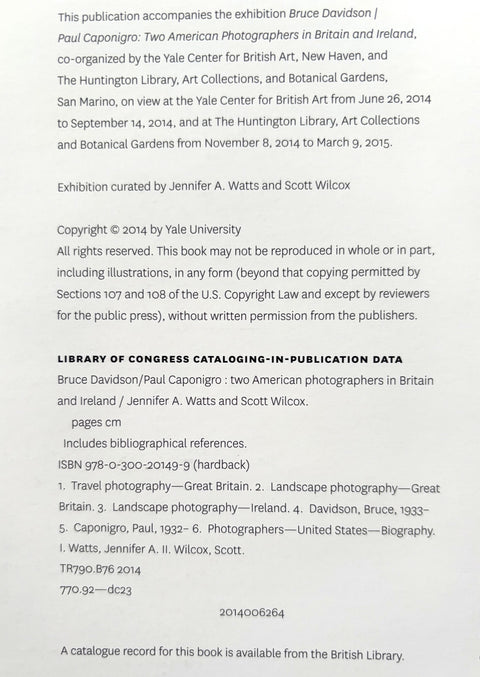 Two Photographers In Britain And Ireland