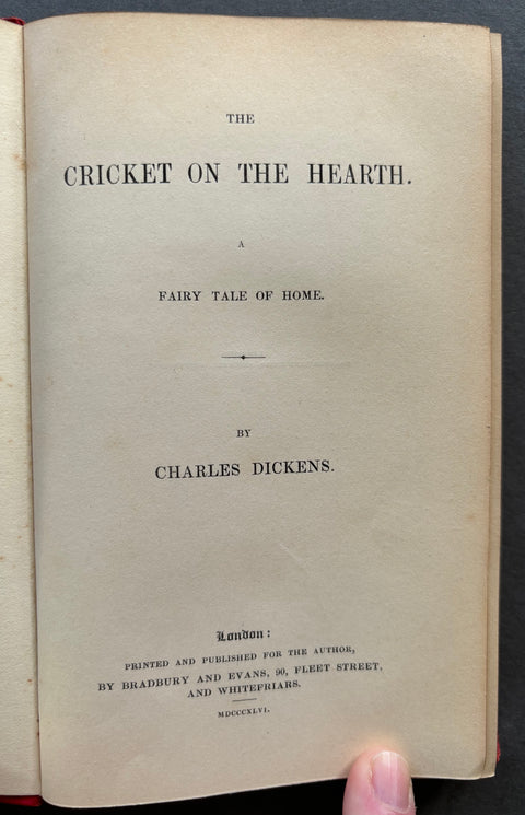 The Cricket on the Hearth - UK 1st / 1st