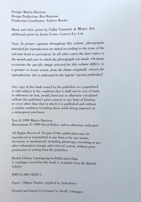 David Bailey: Archive One