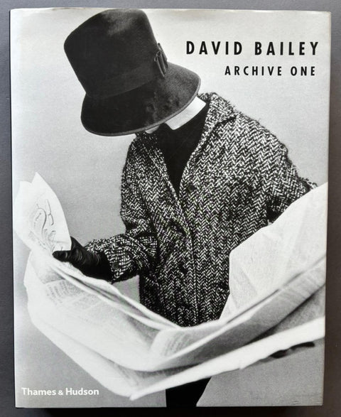 Book titled 'David Bailey: Archive One' by Martin Harrison with a cover featuring the image of a woman reading a newspaper.