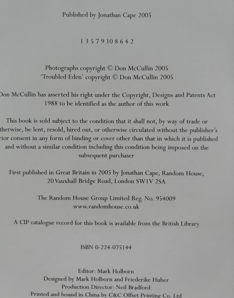 Don McCullin In Africa