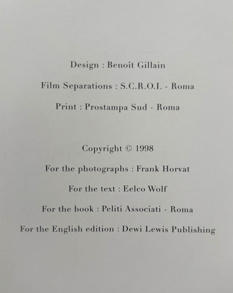 Horvat: Fifty One Photographs in Black & White