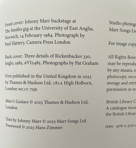 Marr's Guitars