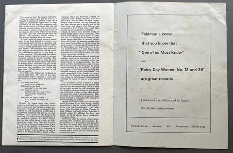 1966 Tour programme