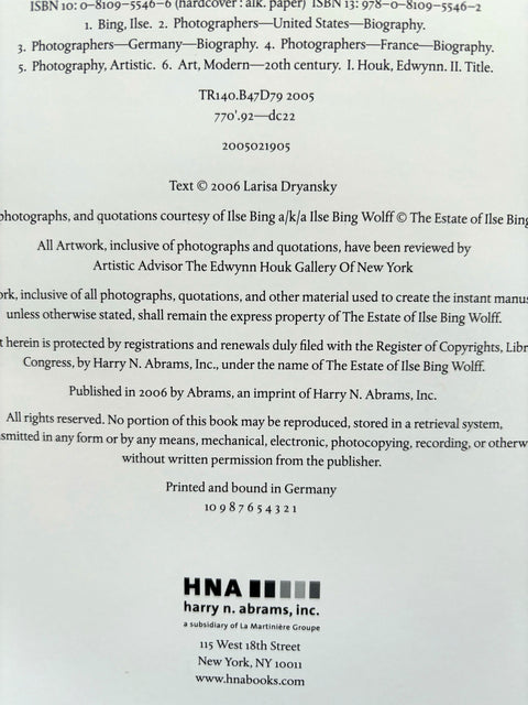 Ilse Bing: Photography Through the Looking Glass
