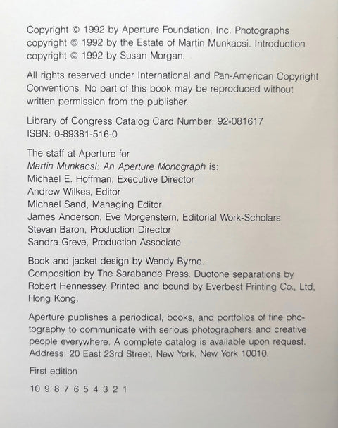 An Aperture Monograph