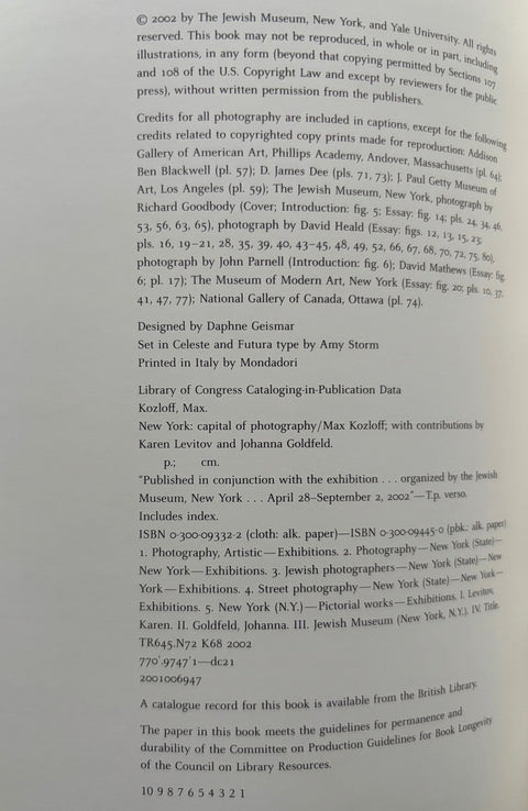 New York: Capital of Photography