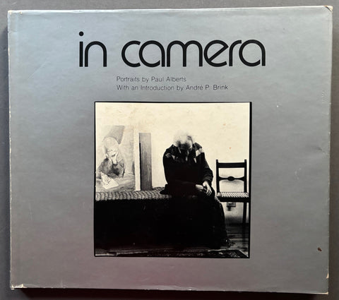 Book titled 'In Camera' by Paul Alberts with a silver cover featuring an image from the content of the book.