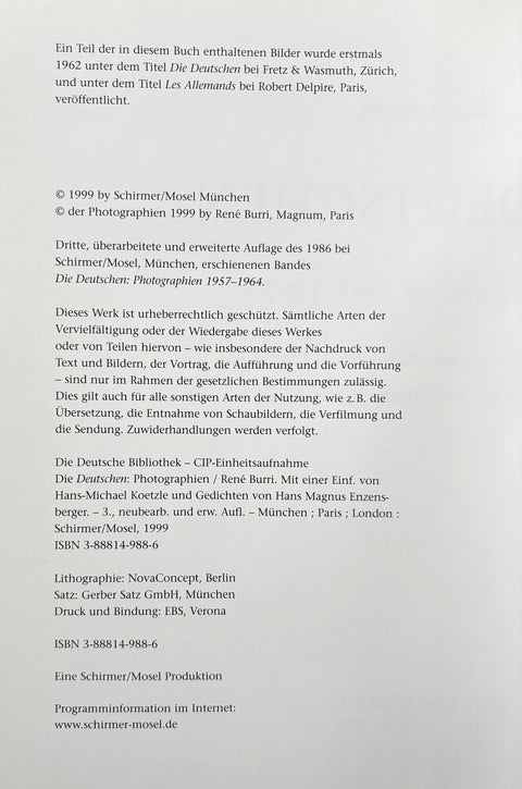 Die Deutschen: Photographien 1957-1997