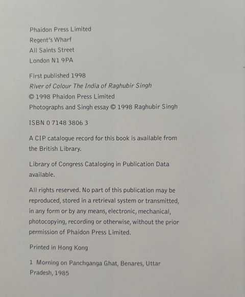 River of Colour: The India of Raghubir Singh