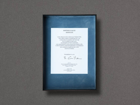SANS LUI Limited Edition with Print