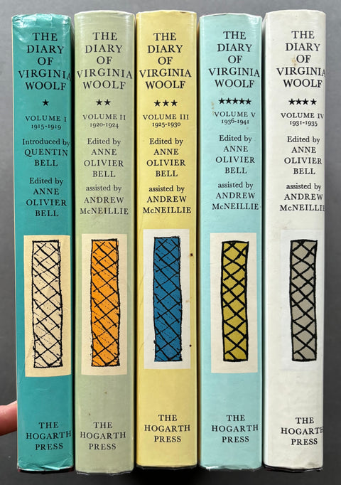 The Diary of Virginia Woolf Vols I-V