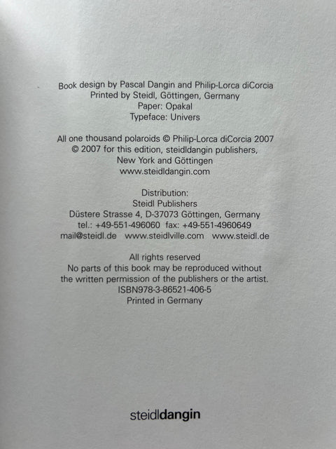 Thousand: Philip-Lorca diCorcia
