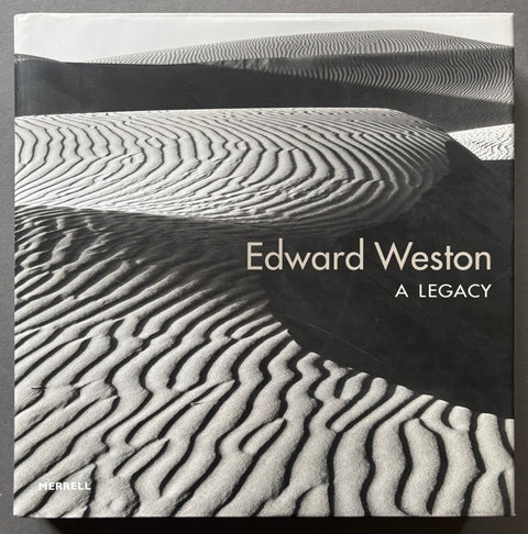 Book titled 'A Legacy' b y Edward Weston with a cover featuring a desert landscape.