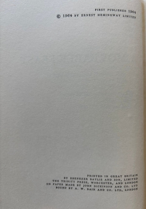 A Moveable Feast