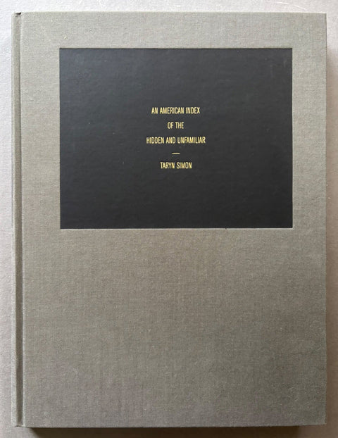 An American Index of the Hidden and Unfamiliar - Setanta Books