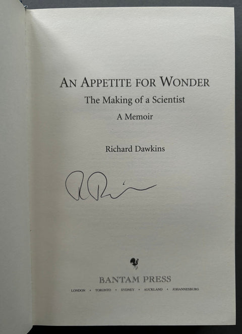 An Appetite for Wonder