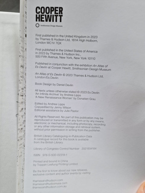An Atlas of Es Devlin - Setanta Books