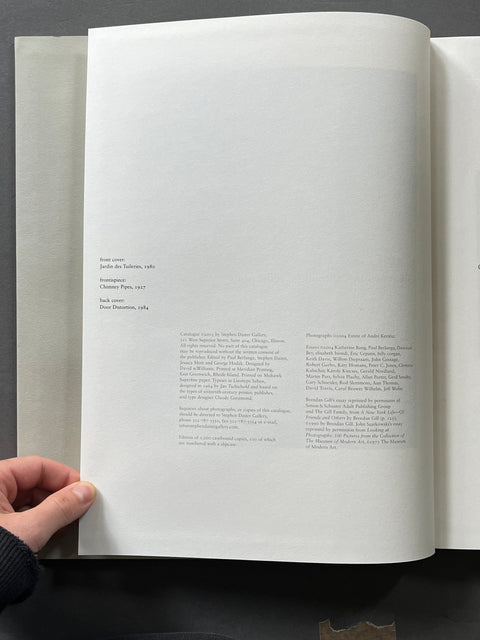 André Kertész :Observations, thoughts, reflections - Setanta Books