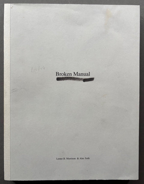 Broken Manual - Setanta Books