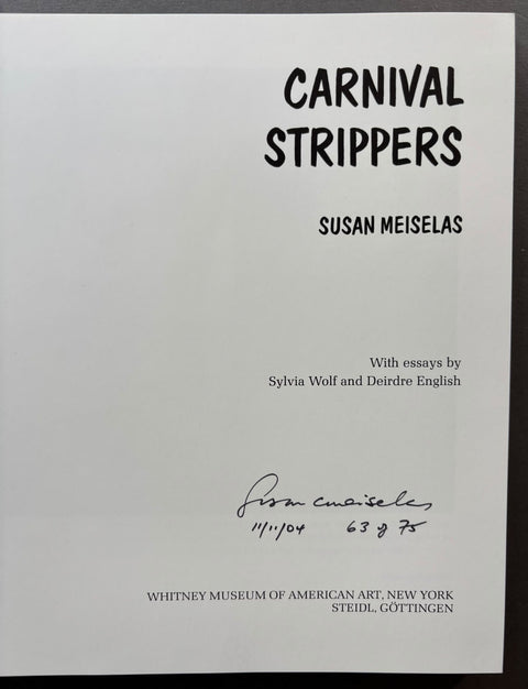 Carnival Strippers - with signed numbered print - Setanta Books