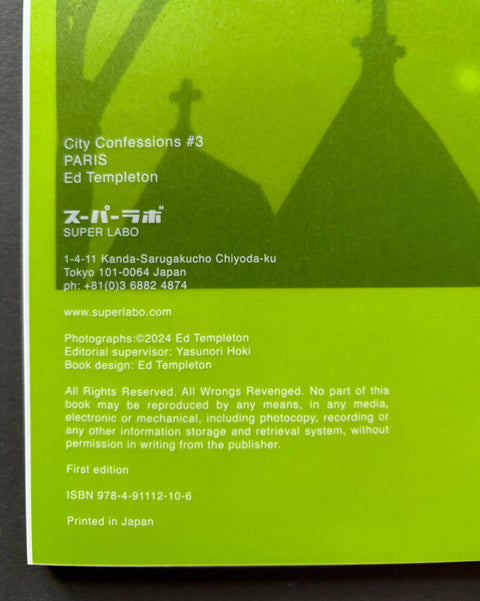 City Confessions 3: Paris - Setanta Books