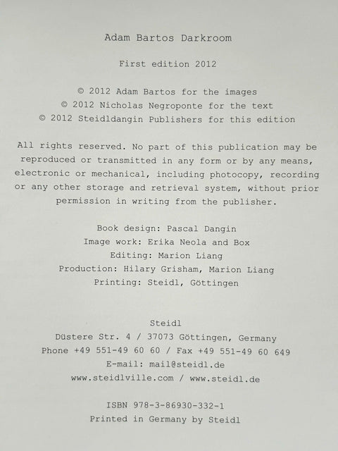 Darkroom - Setanta Books