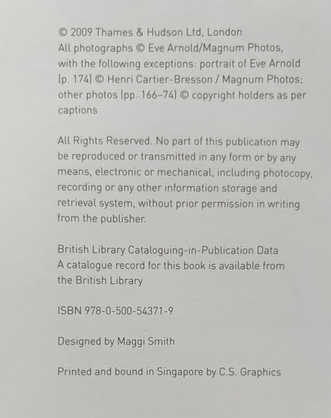 Eve Arnold's People - Setanta Books