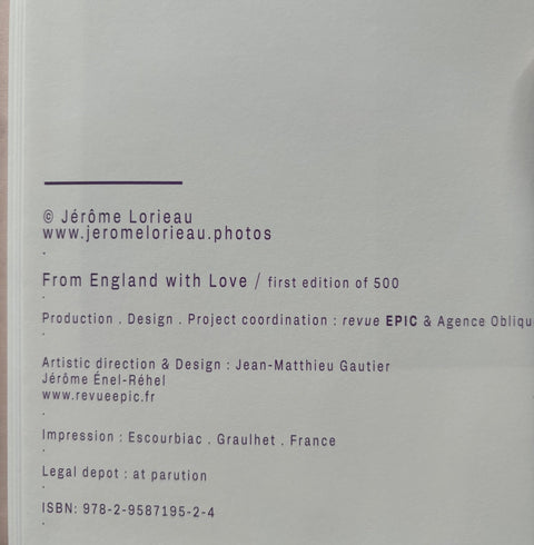 From England With Love - Setanta Books