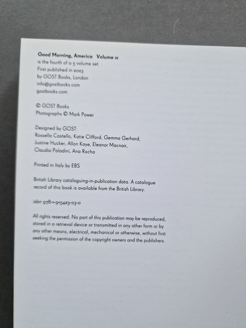 Good Morning, America (Volume IV) - Setanta Books