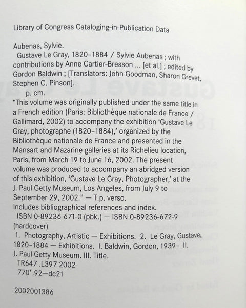Gustave Le Gray: 1820 - 1884 - Setanta Books