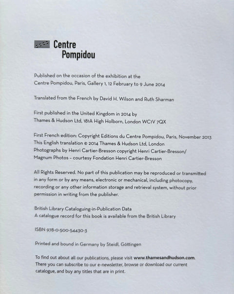 Henri Cartier - Bresson - Setanta Books