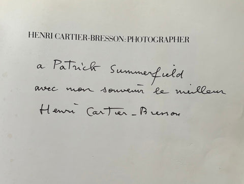 Henri Cartier Bresson Photographer - Setanta Books
