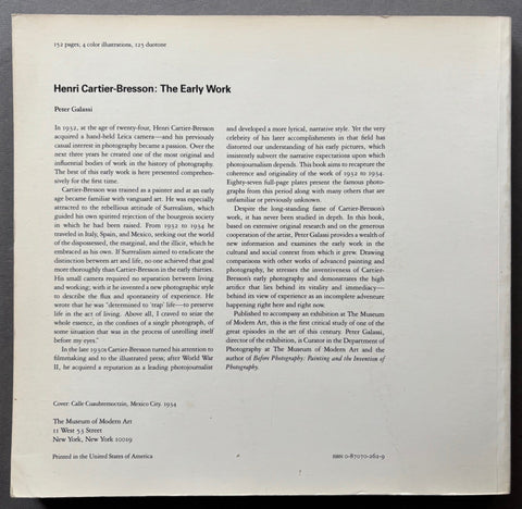 Henri Cartier - Bresson: The Early Work - Setanta Books