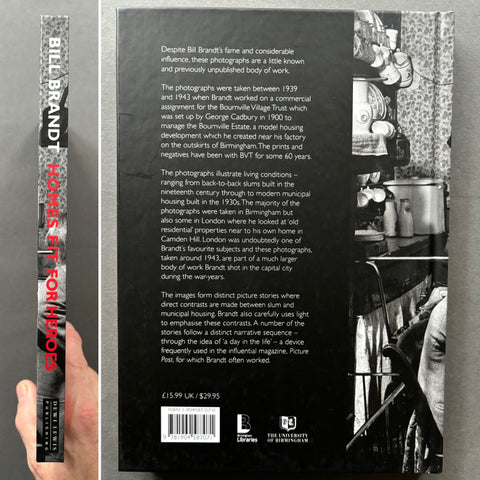 Homes Fit For Heros: Photographs by Bill Brandt 1939 - 1943 - Setanta Books