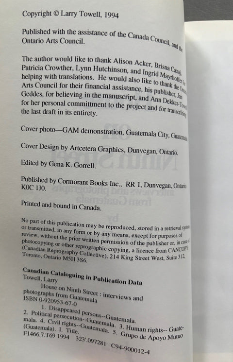 House on Ninth Street - Setanta Books