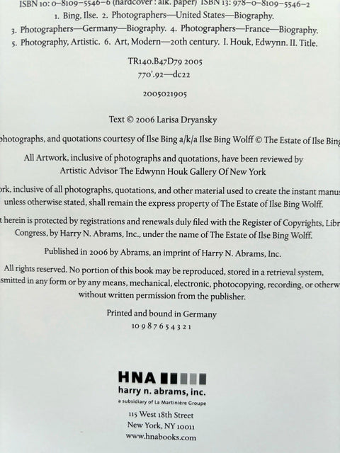 Ilse Bing: Photography Through the Looking Glass - Setanta Books
