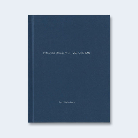 Instruction Manual 3 25. JUNE 1996 (One Picture Book) - Setanta Books